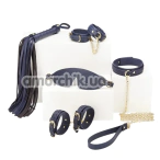 Бондажный набор Roomfun BDSM Kit, синий - Фото №1