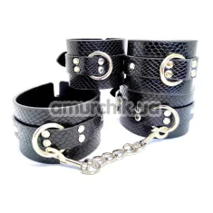 Фиксаторы для рук и ног DS Fetish Ankle And Hand Cuff, черные - Фото №1