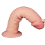 Фаллоимитатор Sliding-Skin Dual Layer Dong 8 без мошонки, телесный - Фото №11