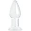 Анальна пробка Gildo Handmade Glass Buttplug No.24, прозора - Фото №1