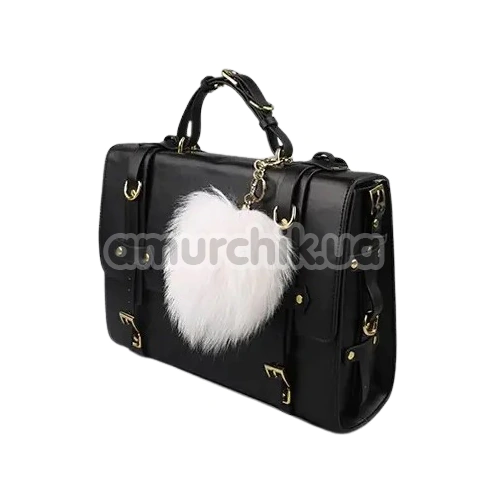 Анальна пробка з білим хвостиком Lockink Sevanda White Bunny Tail Anal Plug Rose, золота