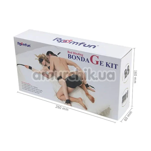 Бондажный набор Roomfun Bindings Restraint Kit, черный