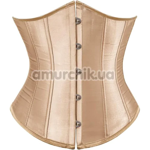 Корсет DS Fetish Vintage Satin Underbust Corset, золотой