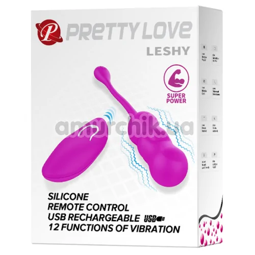 Виброяйцо Pretty Love Leshy, фиолетовое