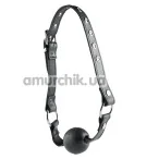 Кляп Ball Gag Normal, чорний - Фото №1