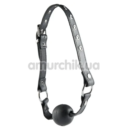 Кляп Ball Gag Normal, чорний - Фото №1