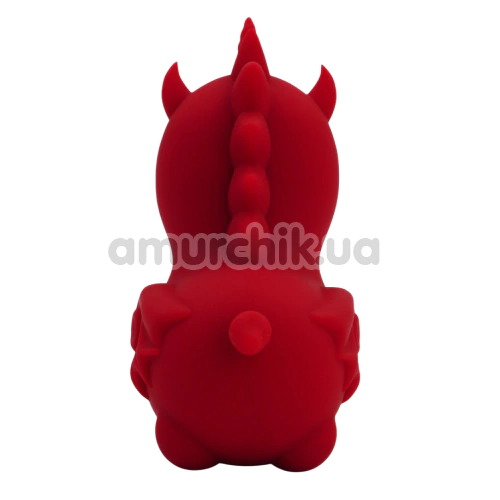 Вібратор Unihorn Blaze Diablo, червоний