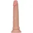 Фаллоимитатор Dual-Layeredd Silicone Nature Cock LVTOY448, телесный - Фото №1