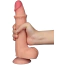 Фаллоимитатор Sliding-Skin Dual Layer Dong 8.5 с мошонкой, телесный - Фото №9