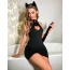 Костюм кошечки Star Night Cat Dress Set, черный: платье + трусики-стринги + ушки - Фото №15