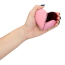 Клиторальный вибратор с пульсацией Loveline Tapping Heart Vibrator, розовый - Фото №11