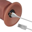 Вібратор Lovetoy Dual Density Power Cock 10.5, коричневий - Фото №10