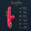 Вибратор с толчками Sweet Play G-Spot Vibrator With Thrusting А2, красный - Фото №12