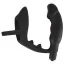 Виброкольцо со стимулятором простаты Black Velvets Ring & Vibro Plug, черное - Фото №1