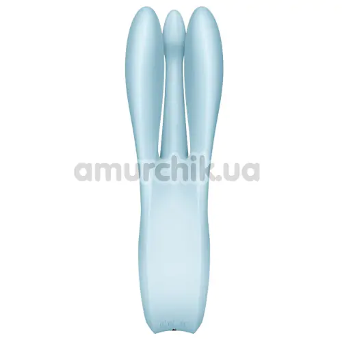 Клиторальный вибратор Satisfyer Threesome 1, голубой