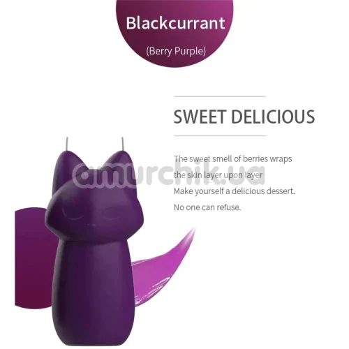 Свічка Roomfun Fox Sex Candle - чорна смородина, темно-фіолетова