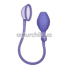 Вакуумная помпа для клитора Mini Silicone Clitoral Pump, фиолетовая - Фото №1