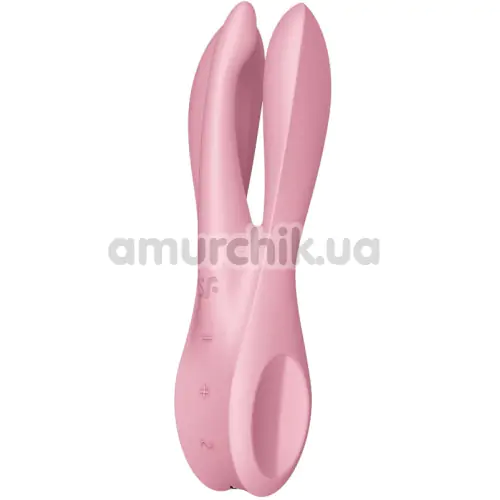 Клиторальный вибратор Satisfyer Threesome 1, розовый - Фото №1