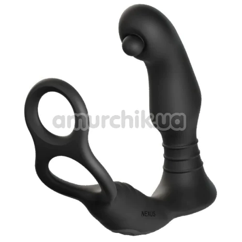 Вибростимулятор простаты с эрекционным кольцом Nexus Simul8 Orbit Edition, черный