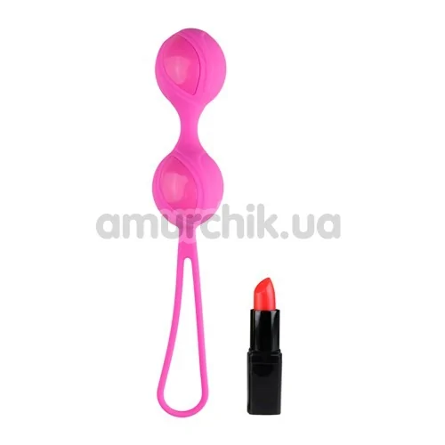 Вагинальные шарики Double Desire, розовые