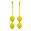 Набор вагинальных шариков Kegel Training Set Lemon Squeeze Relax Repeat, желтый - Фото №1
