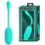 Виброяйцо Pretty Love Kirk Super Soft Silicone, бирюзовое - Фото №11