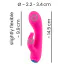 Вибратор Bunt Rabbit Vibrator, розовый - Фото №3