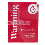 Лубрикант с согревающим эффектом S Pleasures Warming Intimate Gel, 4 мл - Фото №1