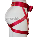 Бондажний набір Upko Bowknot Body Straps Bondage Set Bottom, червоний - Фото №1