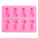 Форма для выпечки и льда Penis Baking Mold/Ice Cube Mold, розовая - Фото №1
