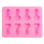 Форма для выпечки и льда Penis Baking Mold/Ice Cube Mold, розовая - Фото №1