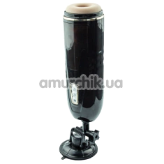 Мастурбатор Auto Telescopic and Rotating Male Masturbator Rita, чорний - Фото №1