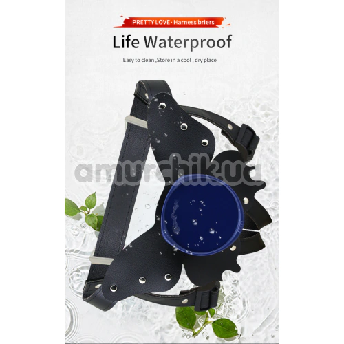 Трусики для страпона Pretty Love Harness Briefs Caludio II, черные