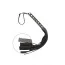 Плеть S&M Fancy Leather Flogger 110, черная - Фото №3