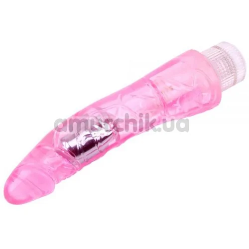 Вибратор Crystal Jelly Glitters Mr.Right, розовый
