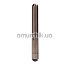 Вибратор 5-Function Precious Metal Slims, коричневый - Фото №1