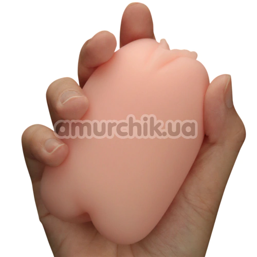 Мастурбатор Lovetoy Slider Double-Ended Masturbator Vagina And Ass, телесный