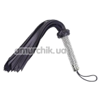 Флоггер DS Fetish Rhinestone Pen Flogger 46, черный - Фото №1