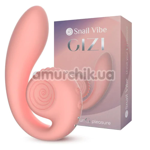 Вібратор для клітора і точки G Snail Vibe Gizi, рожевий