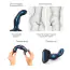 Фаллоимитатор Strap-On-Me Dildo Plug Snaky M, синий - Фото №4