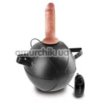 Сидение любви King Cock Vibrating Mini Sex Ball, черное - Фото №1