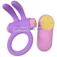 Виброкольцо для члена Party Color Toys Riny, фиолетовое - Фото №1