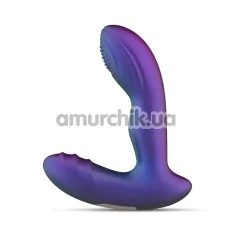 Вібростимулятор простати Hueman Galaxy Tapping Buttplug, фіолетовий - Фото №1
