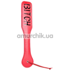 Шльопалка DS Fetish Paddle Bitch, червона - Фото №1