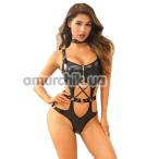 Комплект JSY Sexy Lingerie 8326, черный: боди + ошейник - Фото №1
