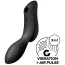 Симулятор орального секса для женщин с вибрацией Satisfyer Curvy Trinity 2, черный - Фото №2