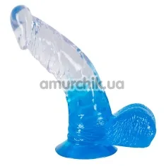 Фаллоимитатор TwoToOne Toy 6, голубой - Фото №1