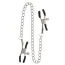 Зажимы для сосков Taboom Adjustable Clamps with Chain, серебряные - Фото №2
