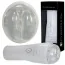 Анус-мастурбатор с вибрацией Cyberskin Release Tight Ass Stroker Vibrating, прозрачный - Фото №8