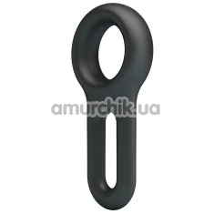 Ерекційне кільце Crazy Bull Super Soft Silicone Oniel, чорне - Фото №1